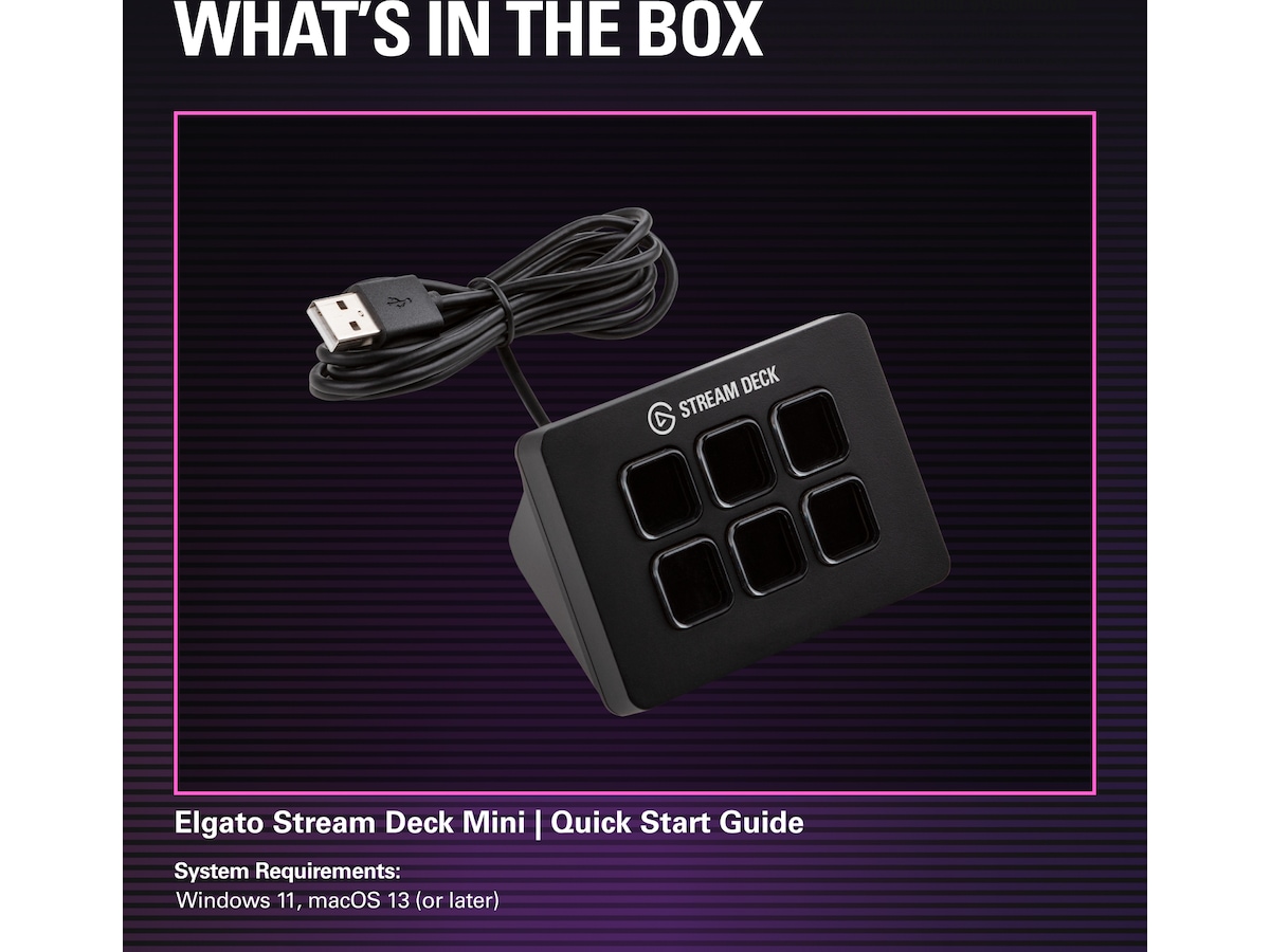 Elgato Stream Deck Mini Capture og streamning