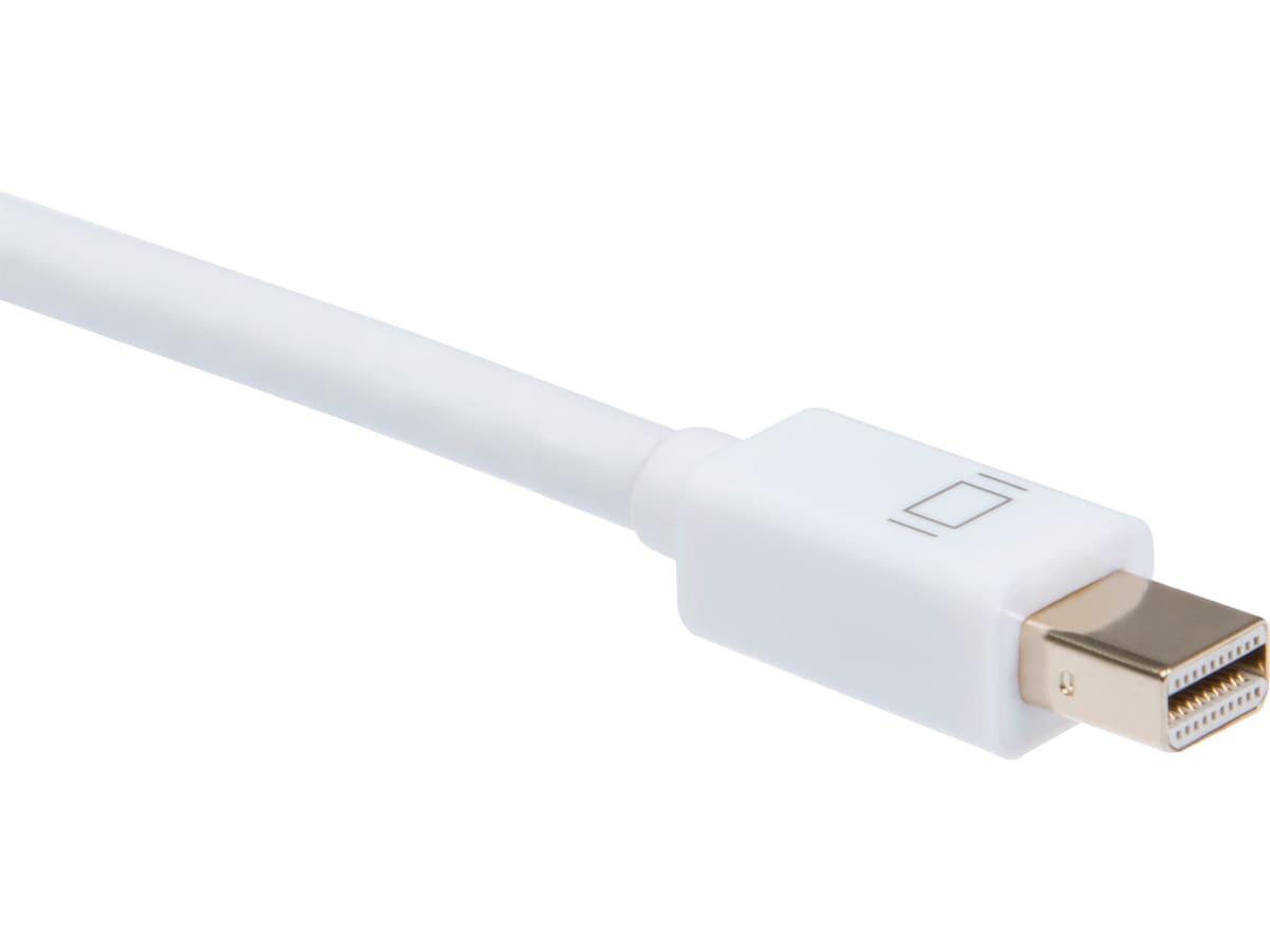 Mini DP til HDMI kabel 2m (hvid) Monitor