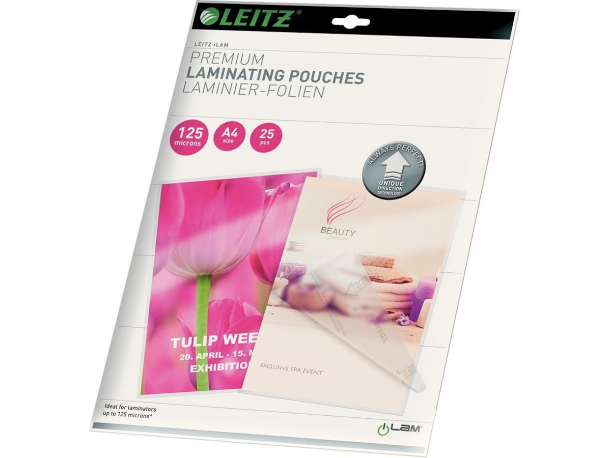 Leitz lamineringslommer UDT A4 125my Lamineringsmaskiner