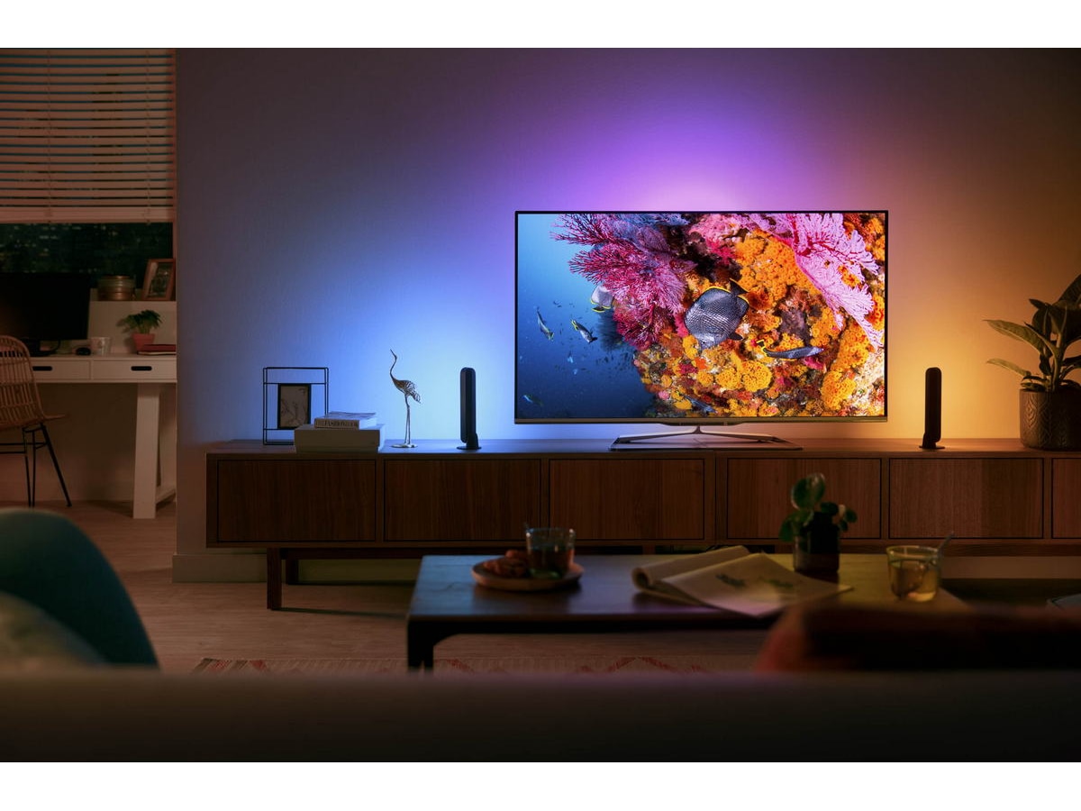 Philips Hue Play light bar 2-pak (sort) Led strips & underholdning