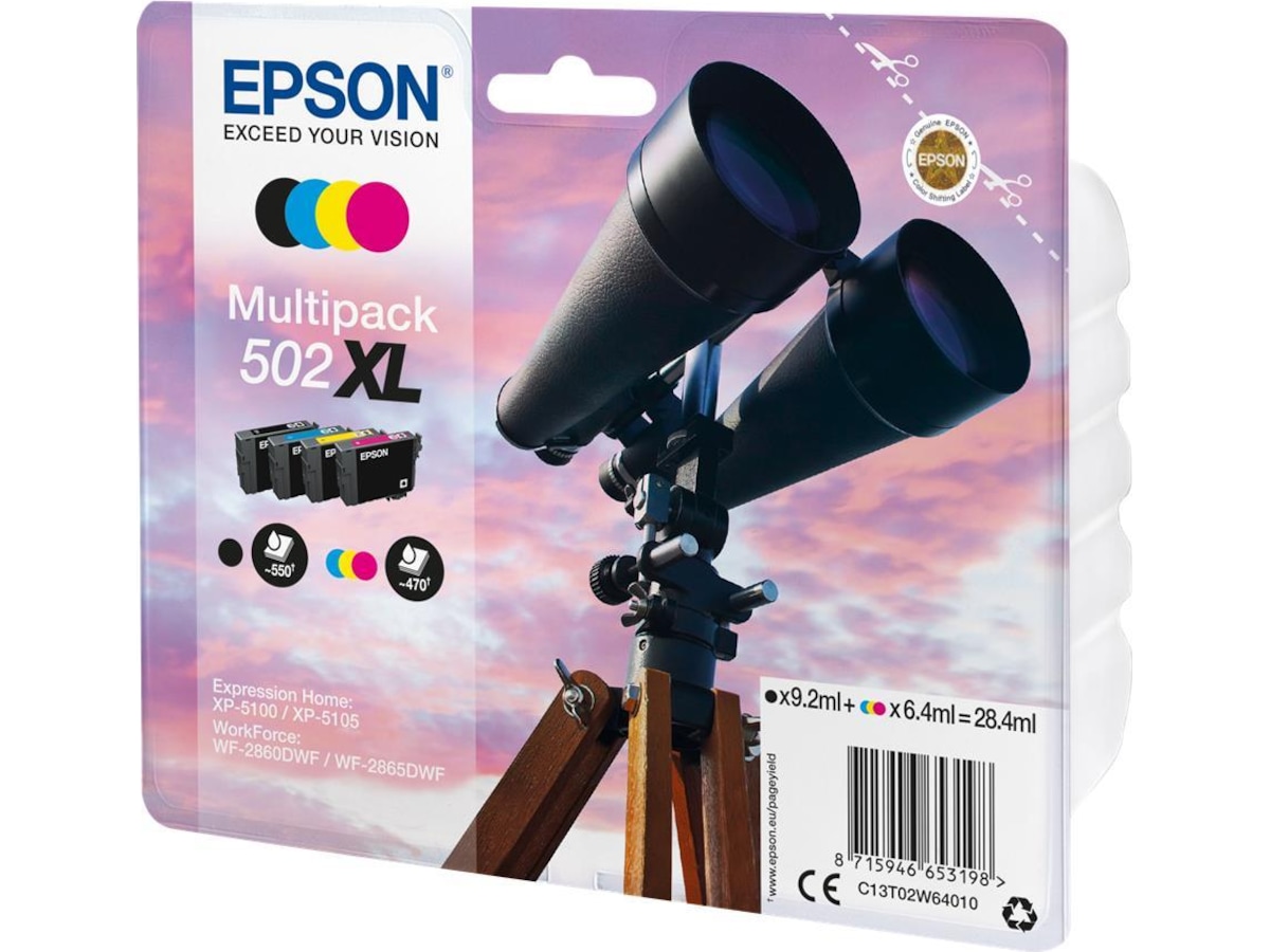Epson Blæk 502XL Multipack Blækpatroner