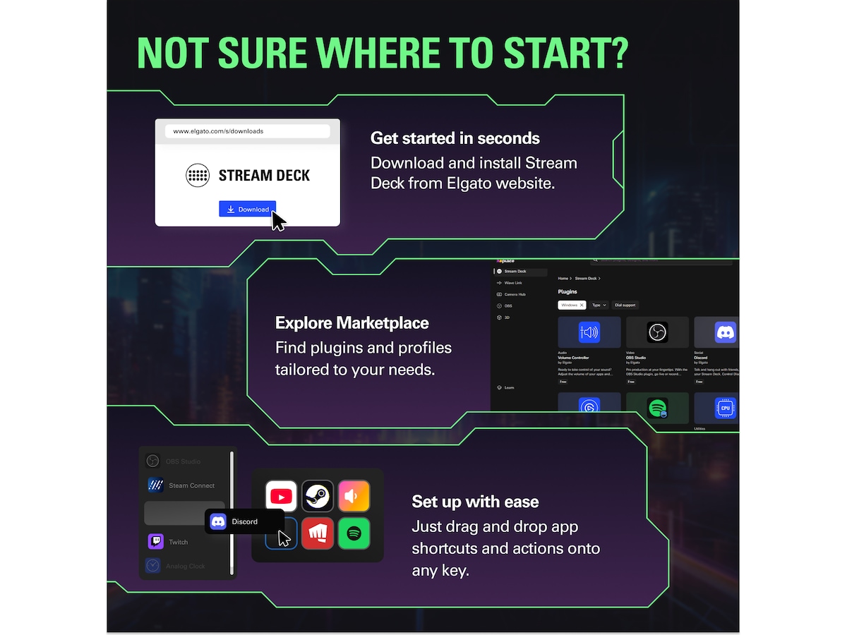 Elgato Stream Deck XL Capture og streamning