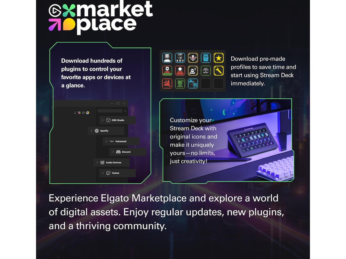 Elgato Stream Deck XL Capture og streamning