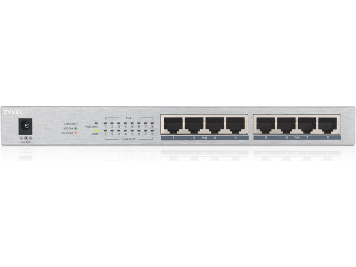 Zyxel GS1008HP PoE+ Switch Switch