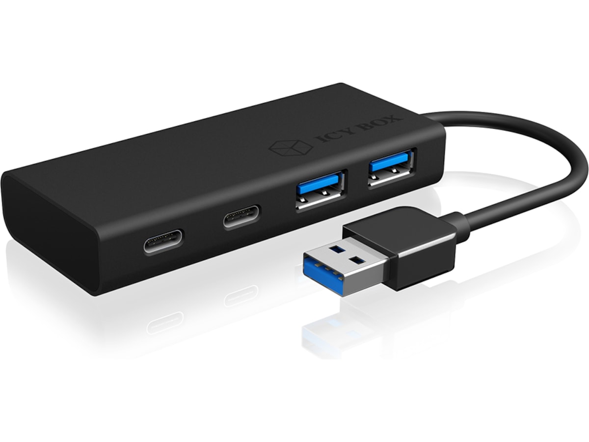 ICY BOX USB-A Hub Dockingstation og USB-hub