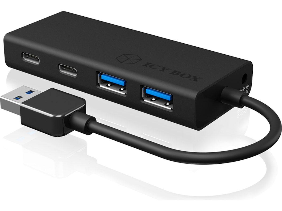 ICY BOX USB-A Hub Dockingstation og USB-hub