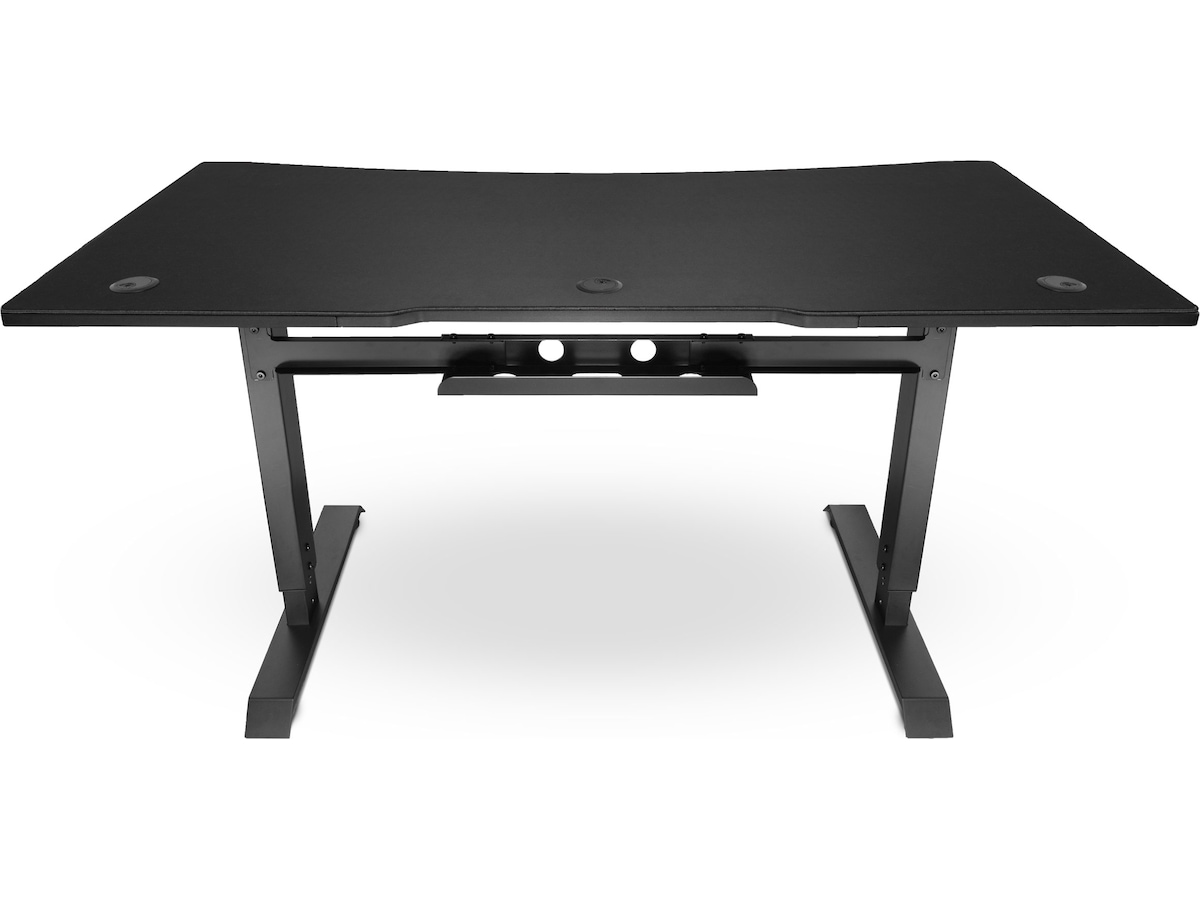 Svive Altair Gaming Desk mat sort med sorte sømme Gamingdesk