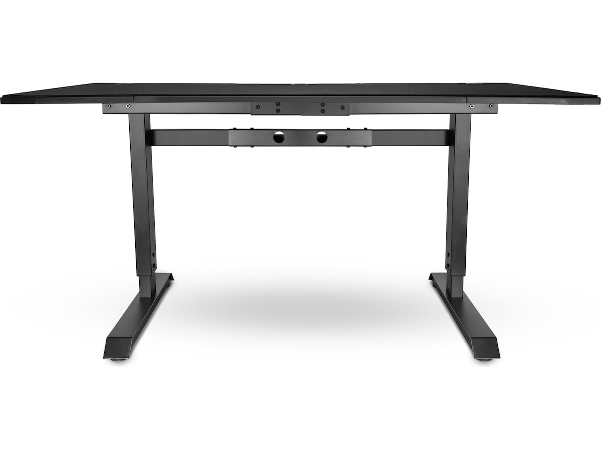 Svive Altair Gaming Desk mat sort med sorte sømme Gamingdesk
