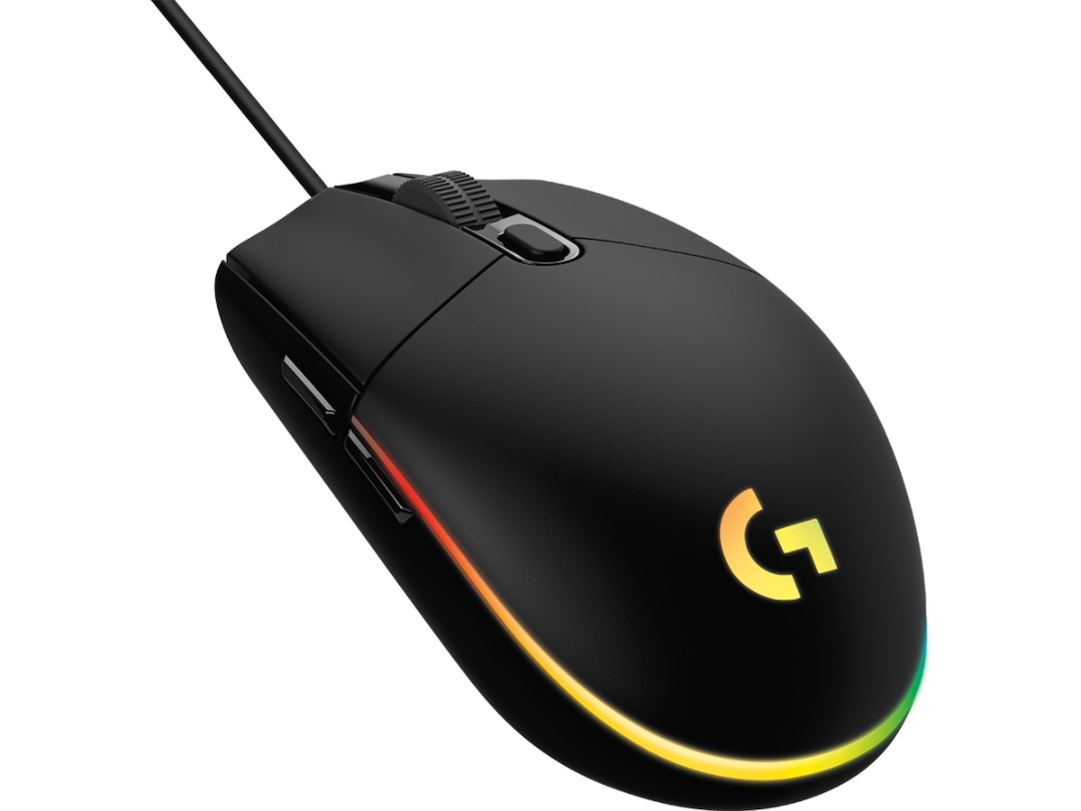 Logitech G203 Lightsync Gamingmus (sort) Gamingmus