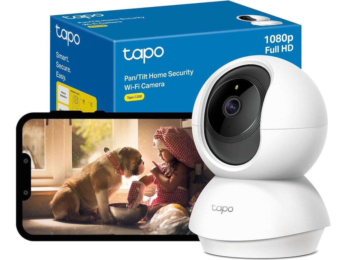 TP-Link Tapo C200 Overvågningskamera(hvid) Overvågningskameraer