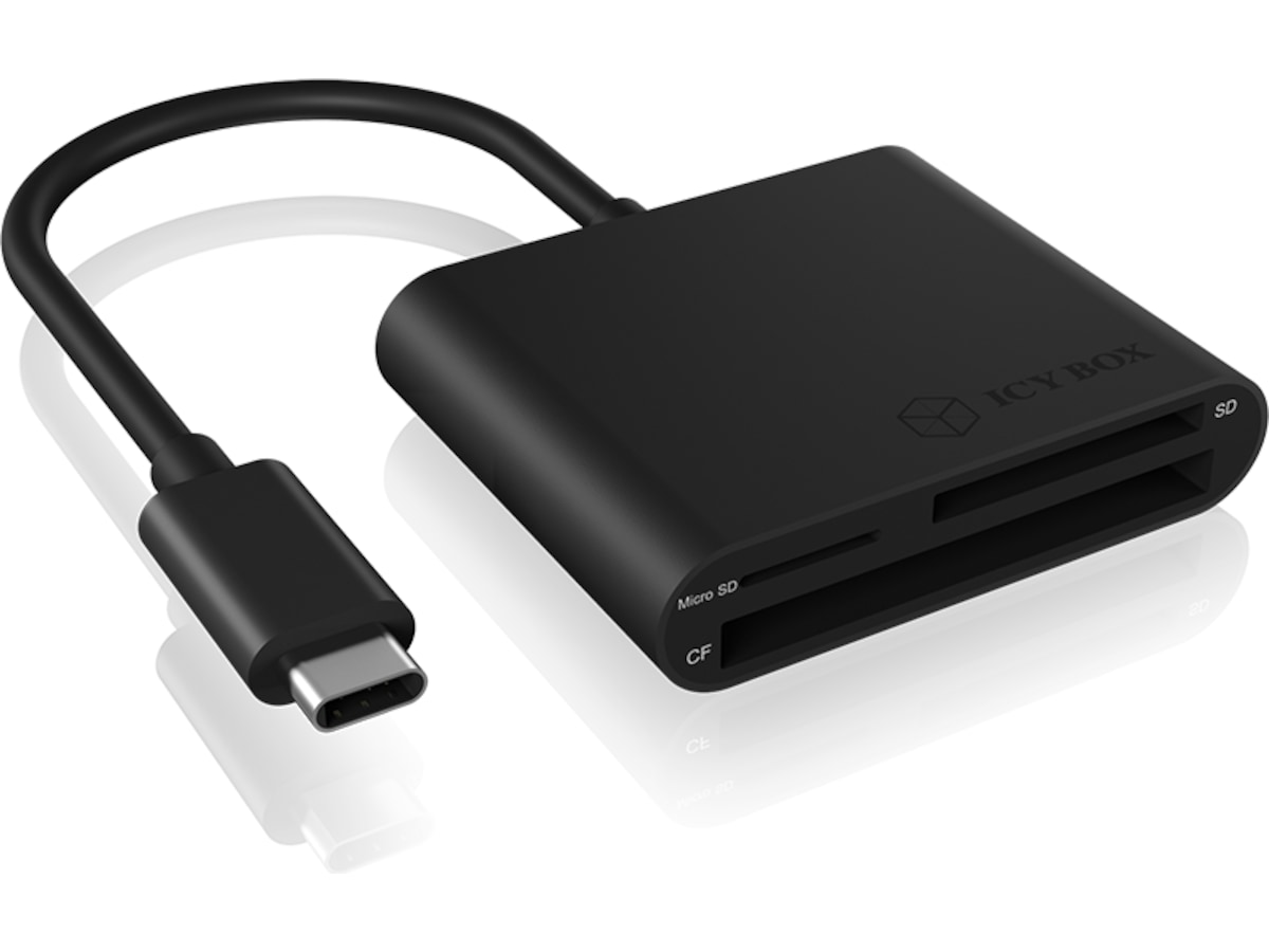 ICY BOX Type-C USB 3.0 Multi Card Reader Tilbehør