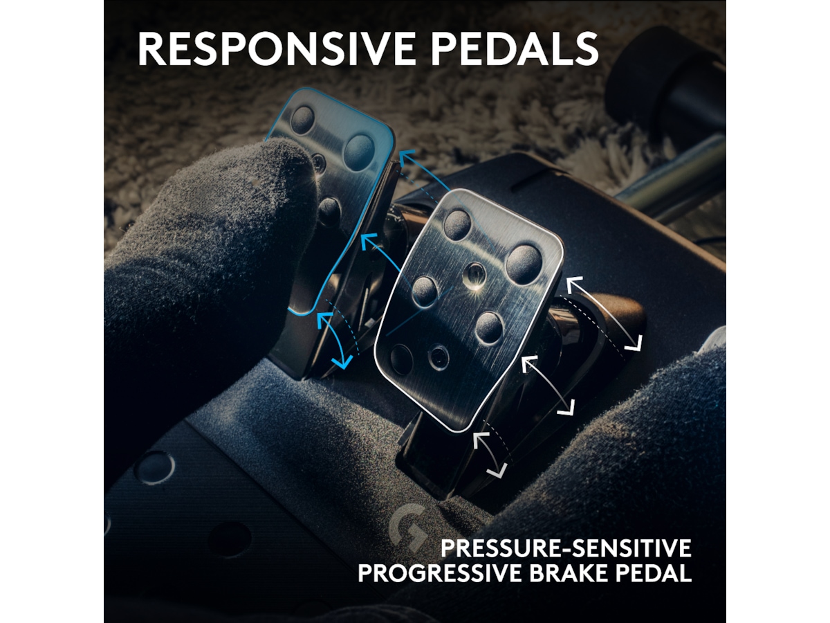 Logitech G923 Driving Force Racing PS4/PS5/PC Rat og pedaler