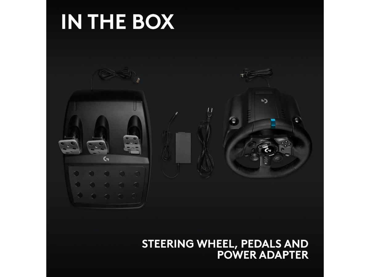 Logitech G923 Driving Force Racing PS4/PS5/PC Rat og pedaler