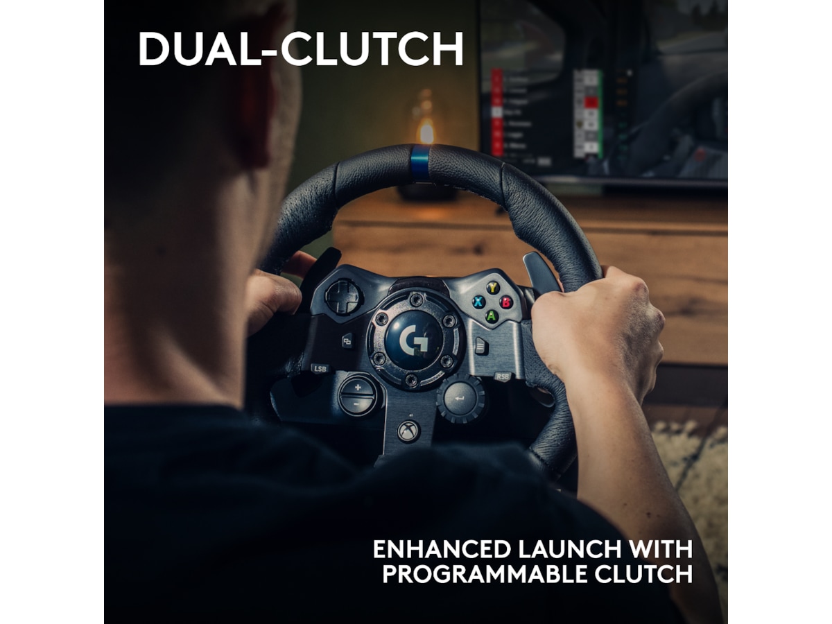 Logitech G923 Driving Force Racing XBX/XBS/XB1 Rat og pedaler