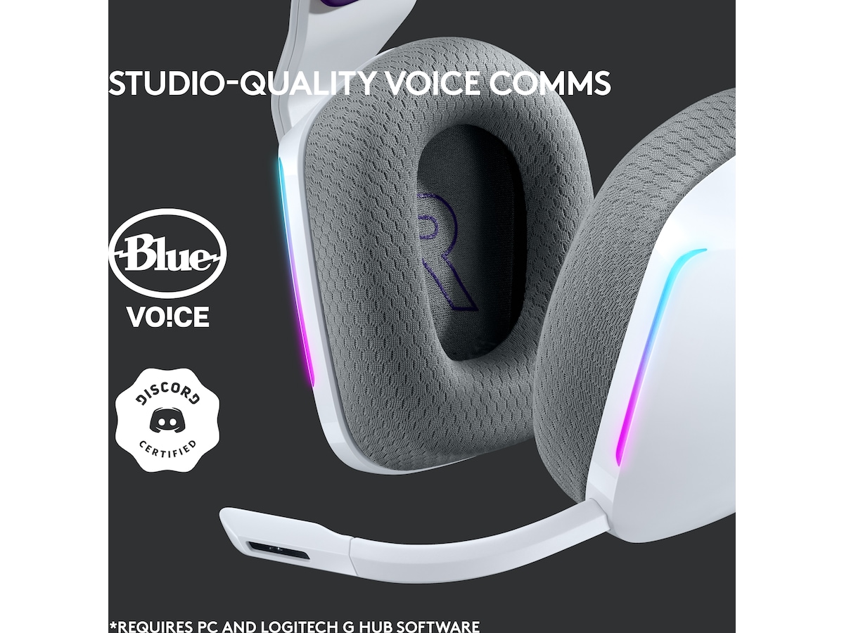 Logitech G733 LIGHTSPEED Trådløst Gaming Headset (hvid) Gamingheadset