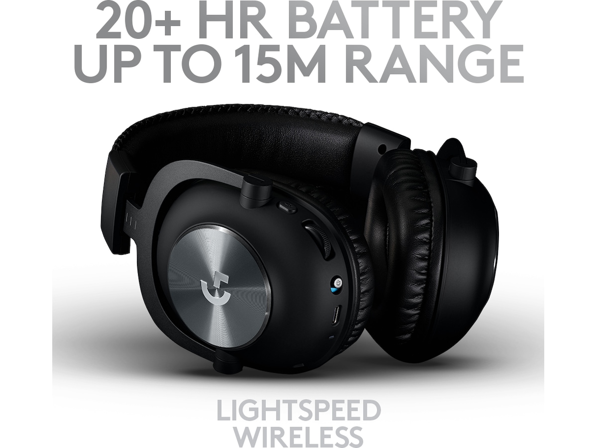 Logitech PRO X LIGHTSPEED Trådløst Gaming Headset (sort) Gamingheadset
