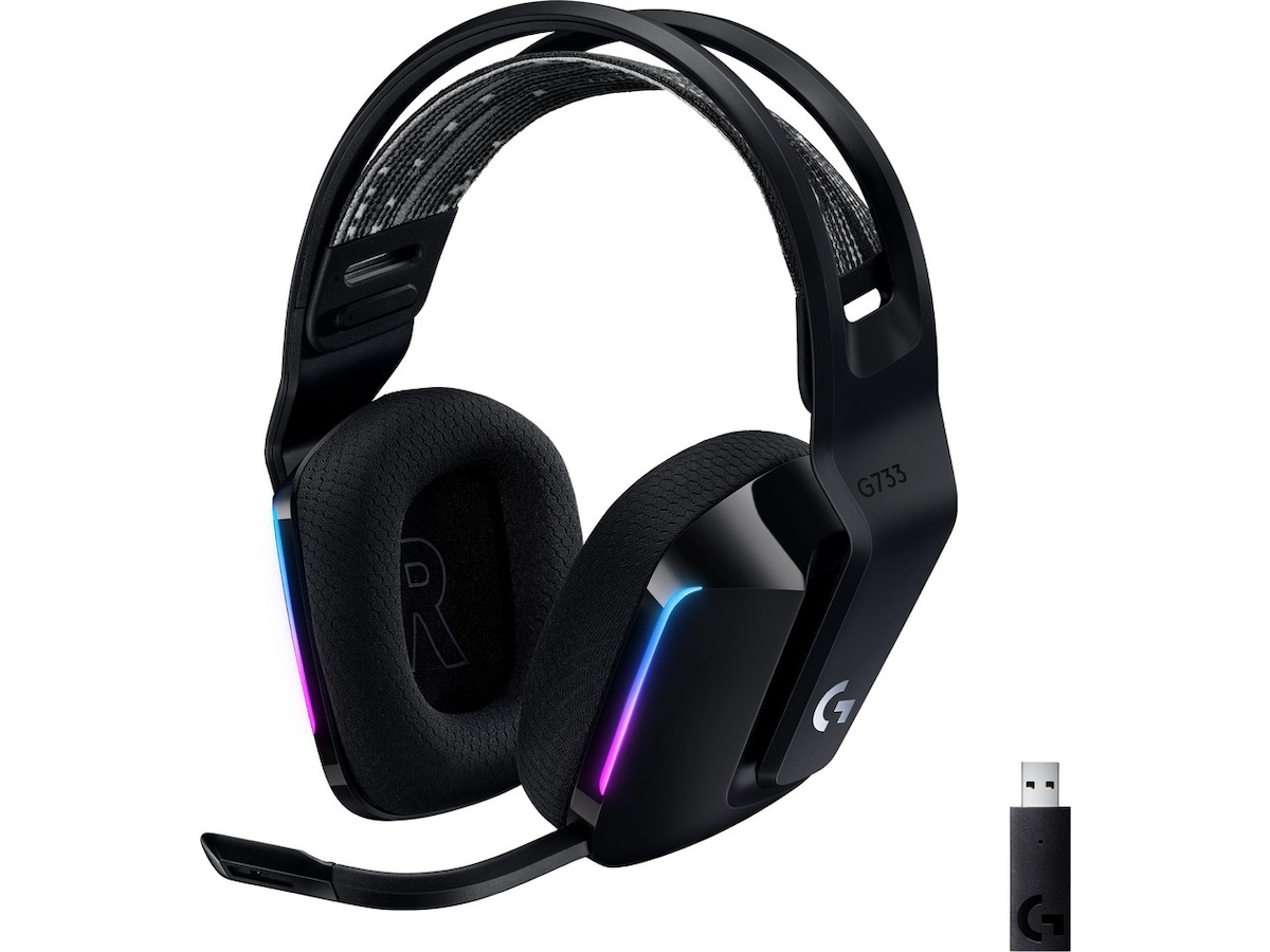 Logitech G733 LIGHTSPEED Trådløst Gaming Headset (sort) Gamingheadset