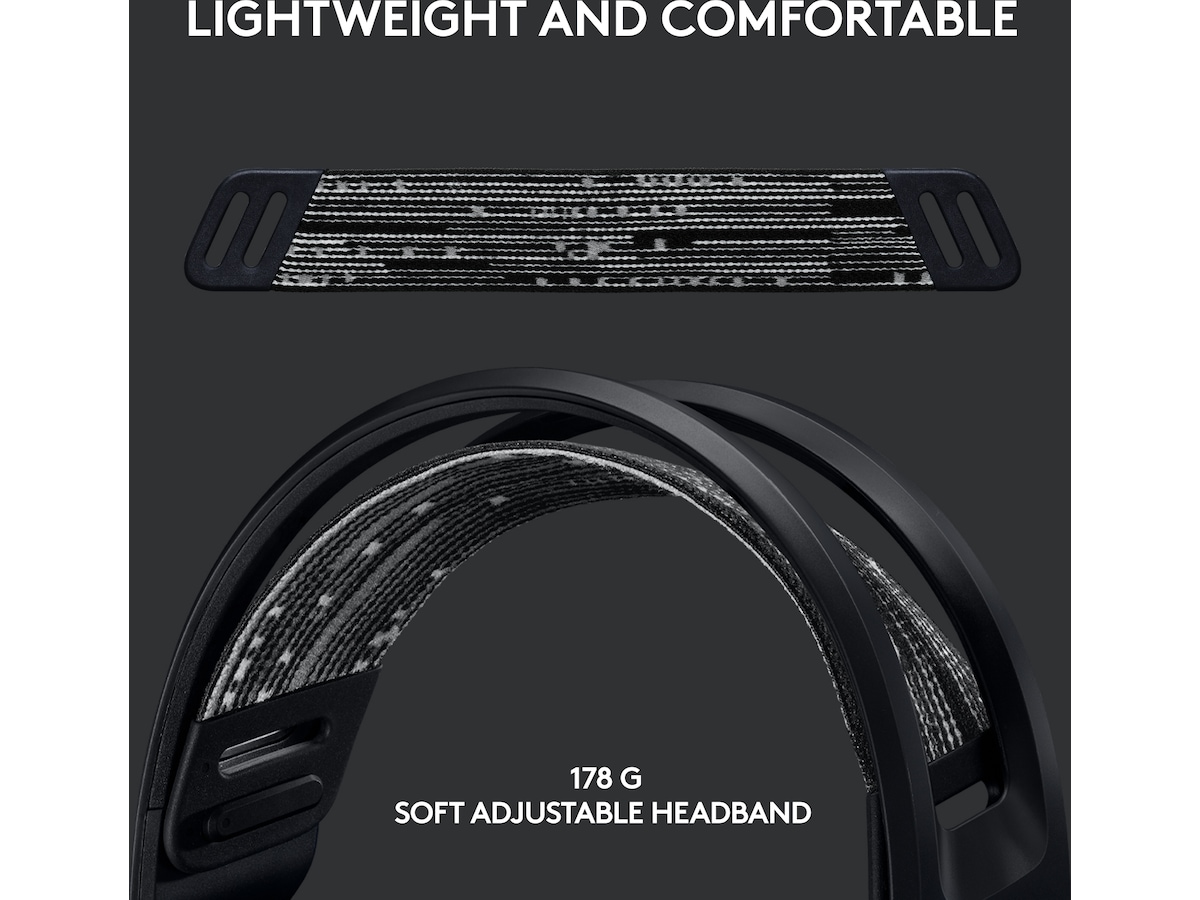 Logitech G733 LIGHTSPEED Trådløst Gaming Headset (sort) Gamingheadset