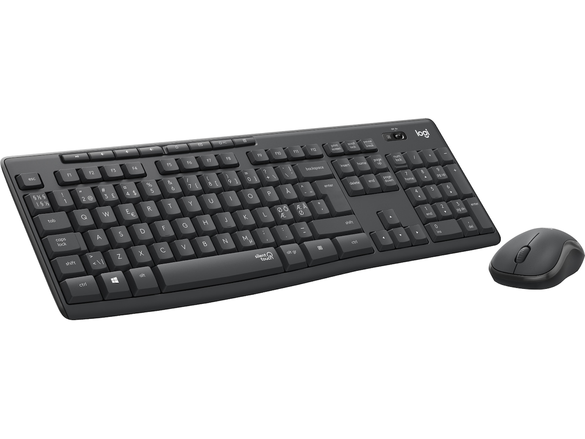 Logitech MK295 Silent Wireless Combo - GRAPHITE Mus & keyboards -kombinasjonspakker