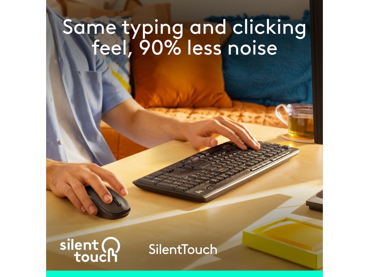 Logitech MK295 Silent Wireless Combo - GRAPHITE Mus & keyboards -kombinasjonspakker