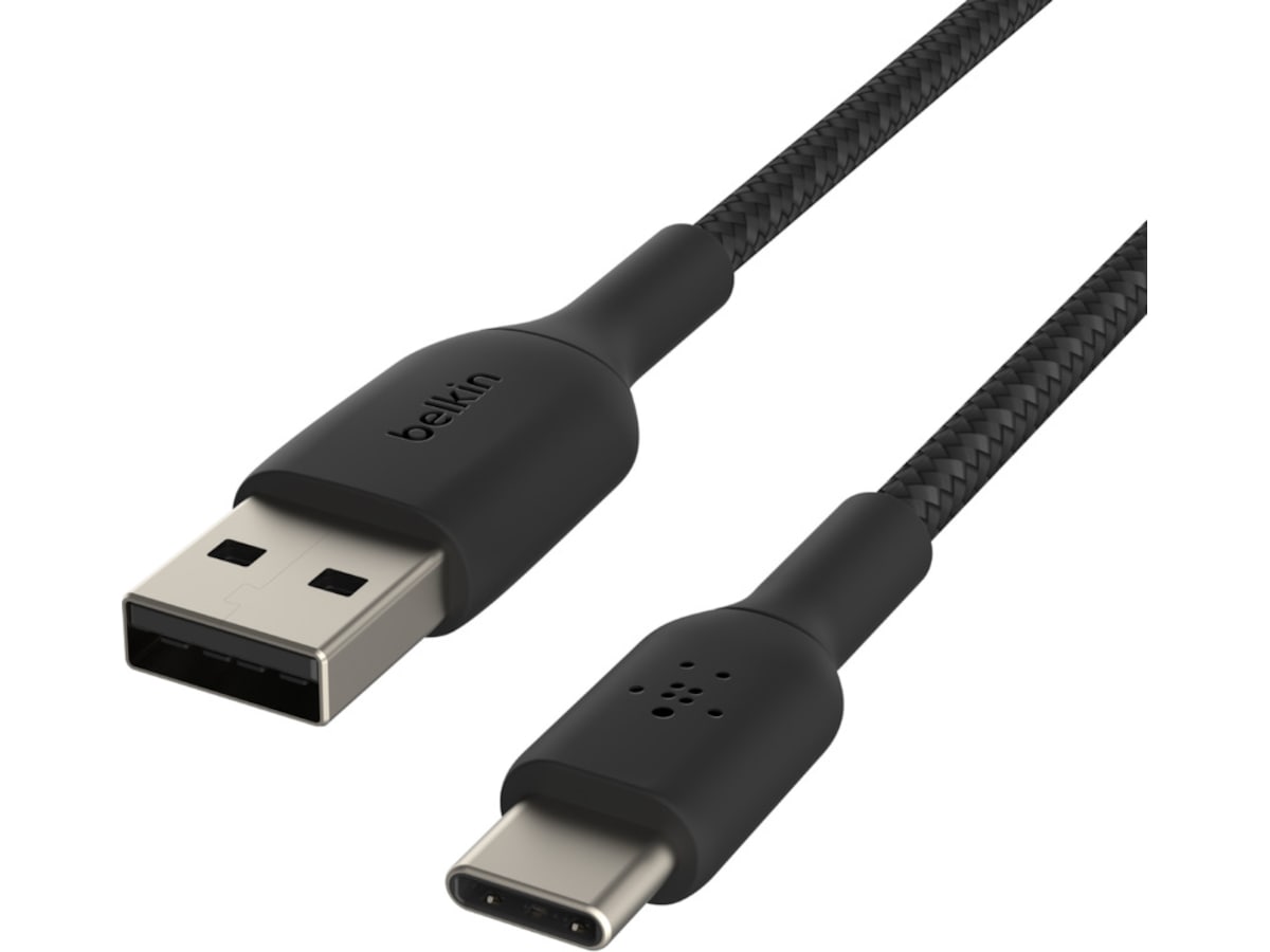 Belkin USB-A til USB-C kabel 1m (sort) USB-kabler