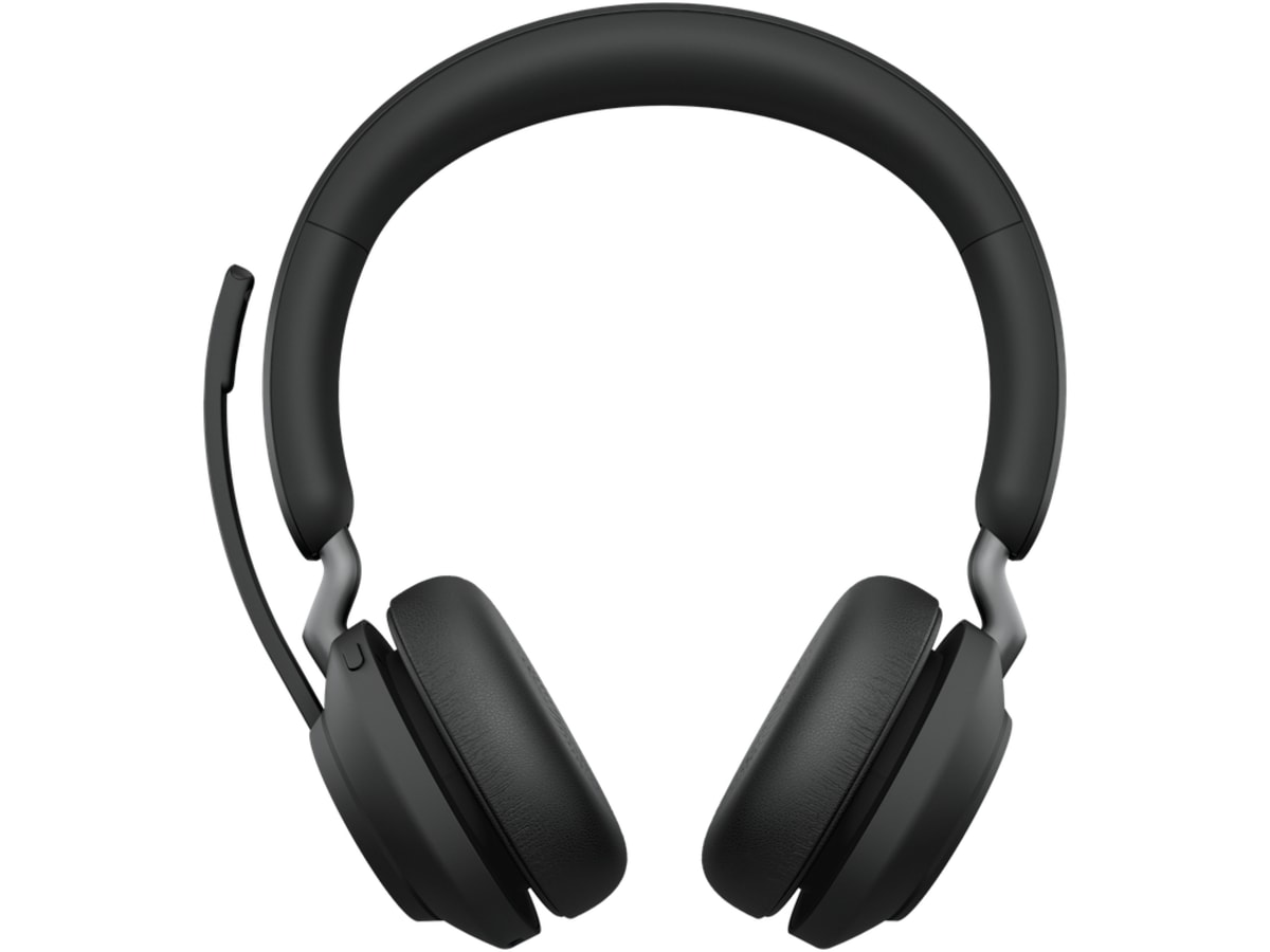 Jabra Evolve2 65, Link380c MS Stereo Stand Black Trådløst headset