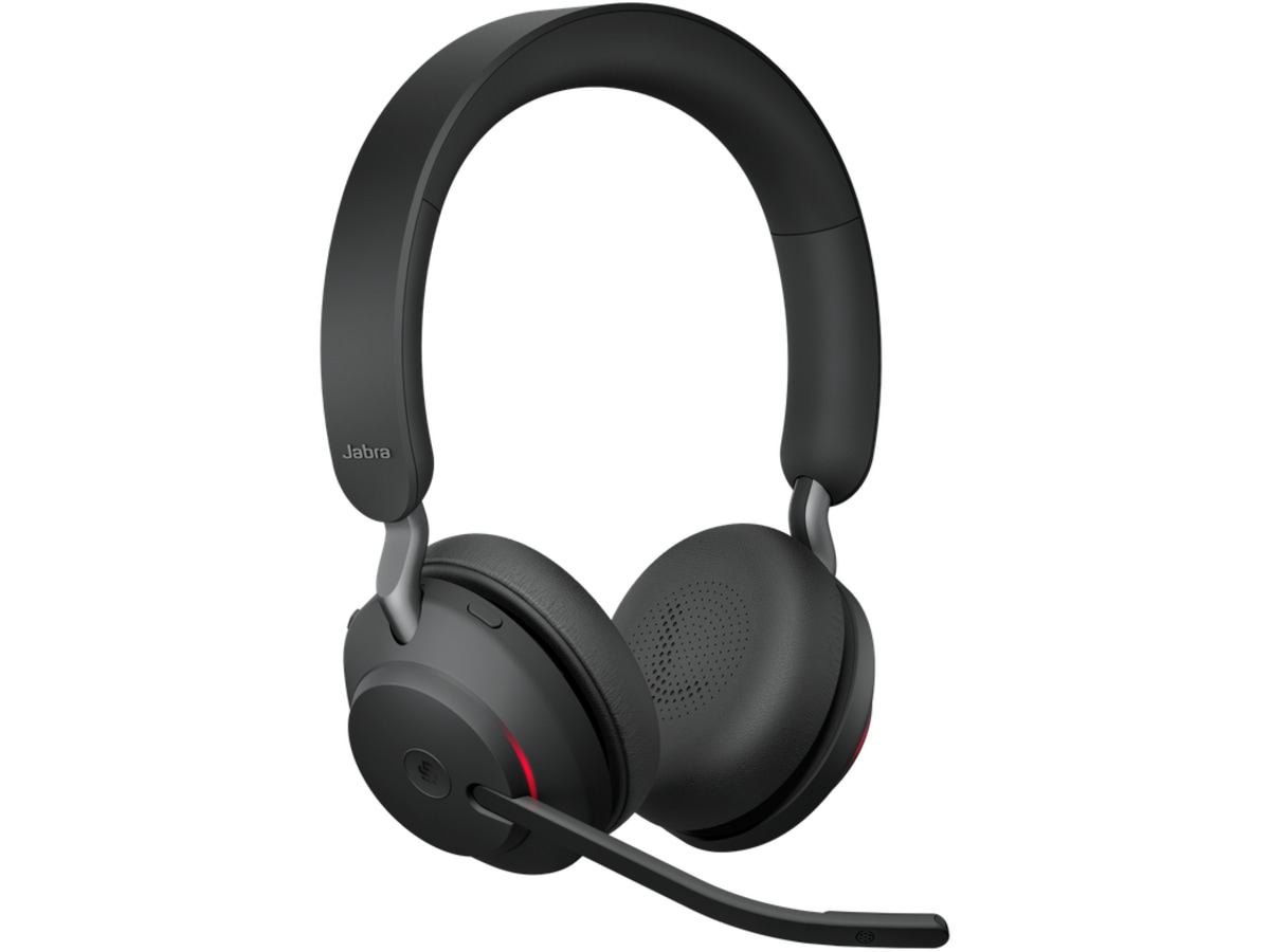 Jabra Evolve2 65, Link380c MS Stereo Stand Black Trådløst headset