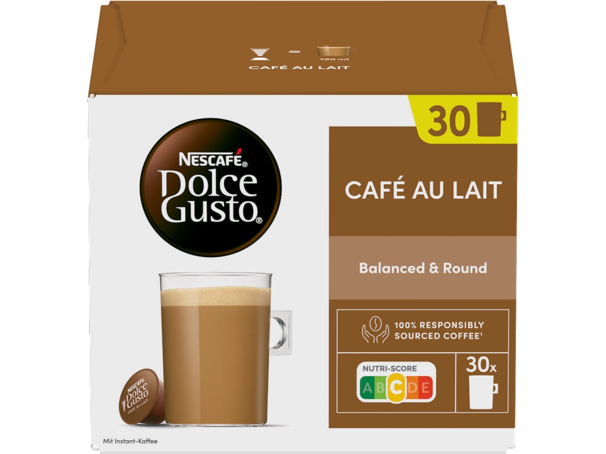 Nescafé Dolce Gusto Café au Lait Big pack Kaffe kapsler