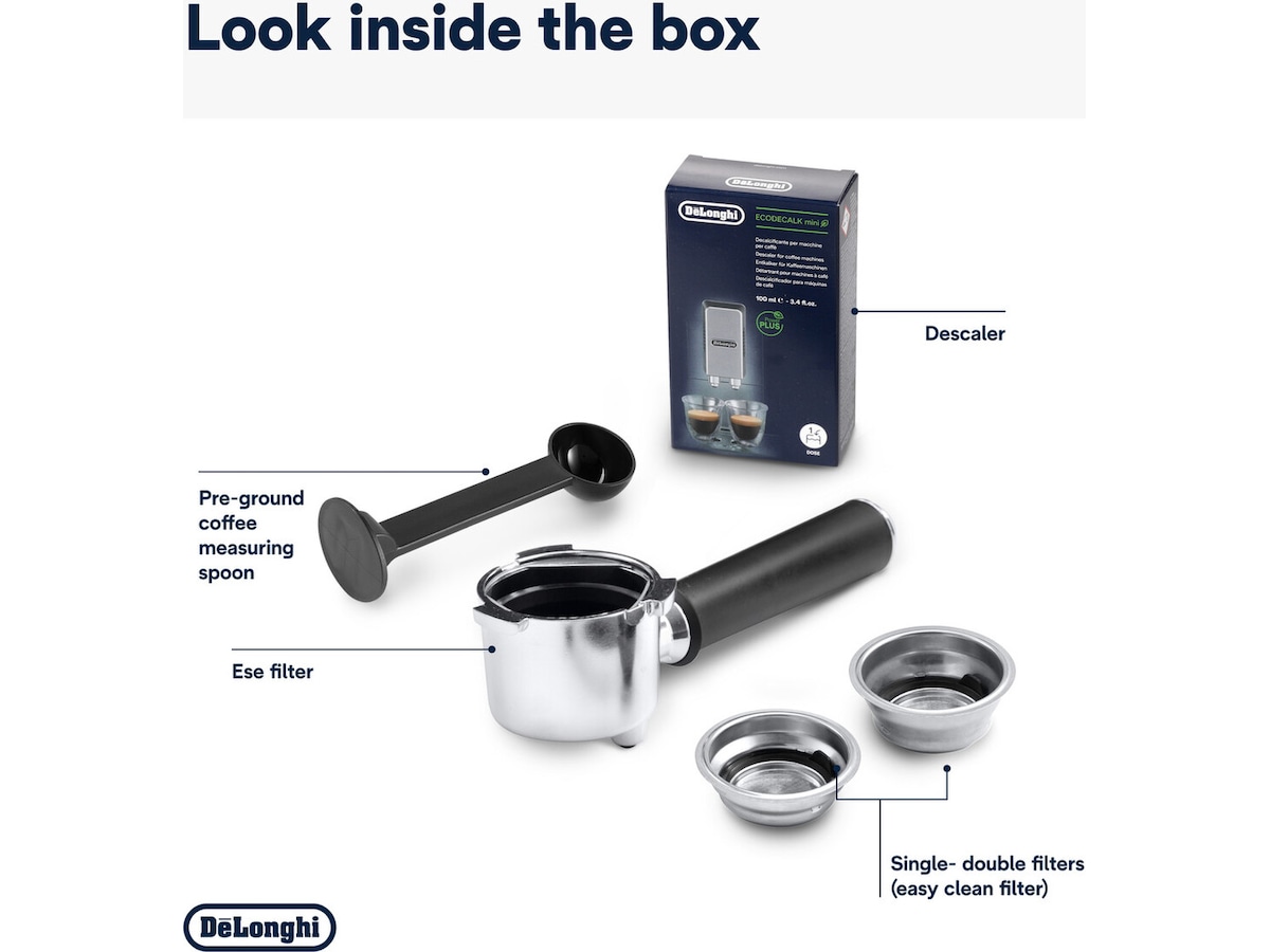 DeLonghi Dedica Style EC685.M Espressomaskine (sølv) Espressomaskiner