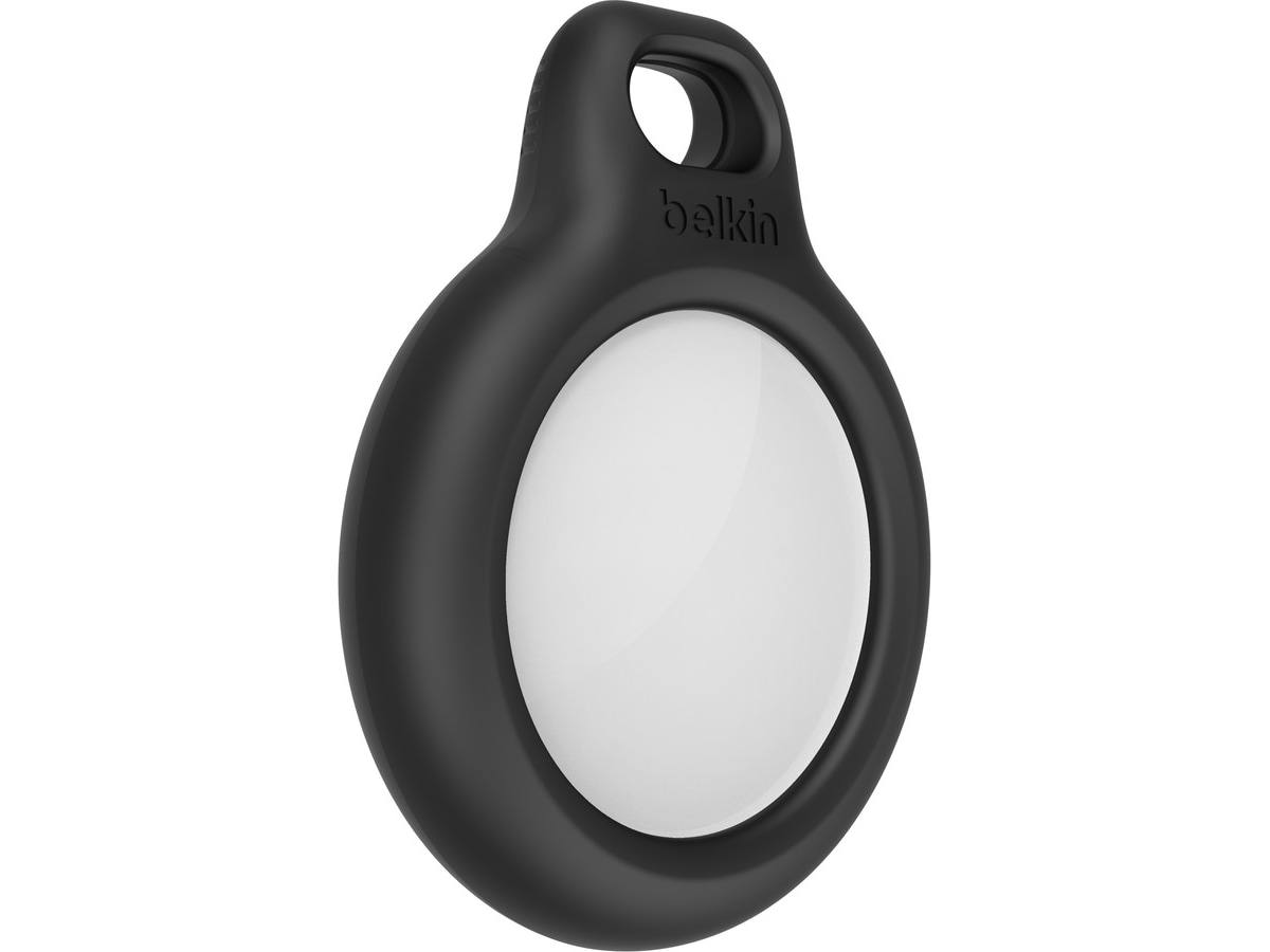Belkin holder til AirTag, med nøglering - sort Bluetooth tracker & GPS