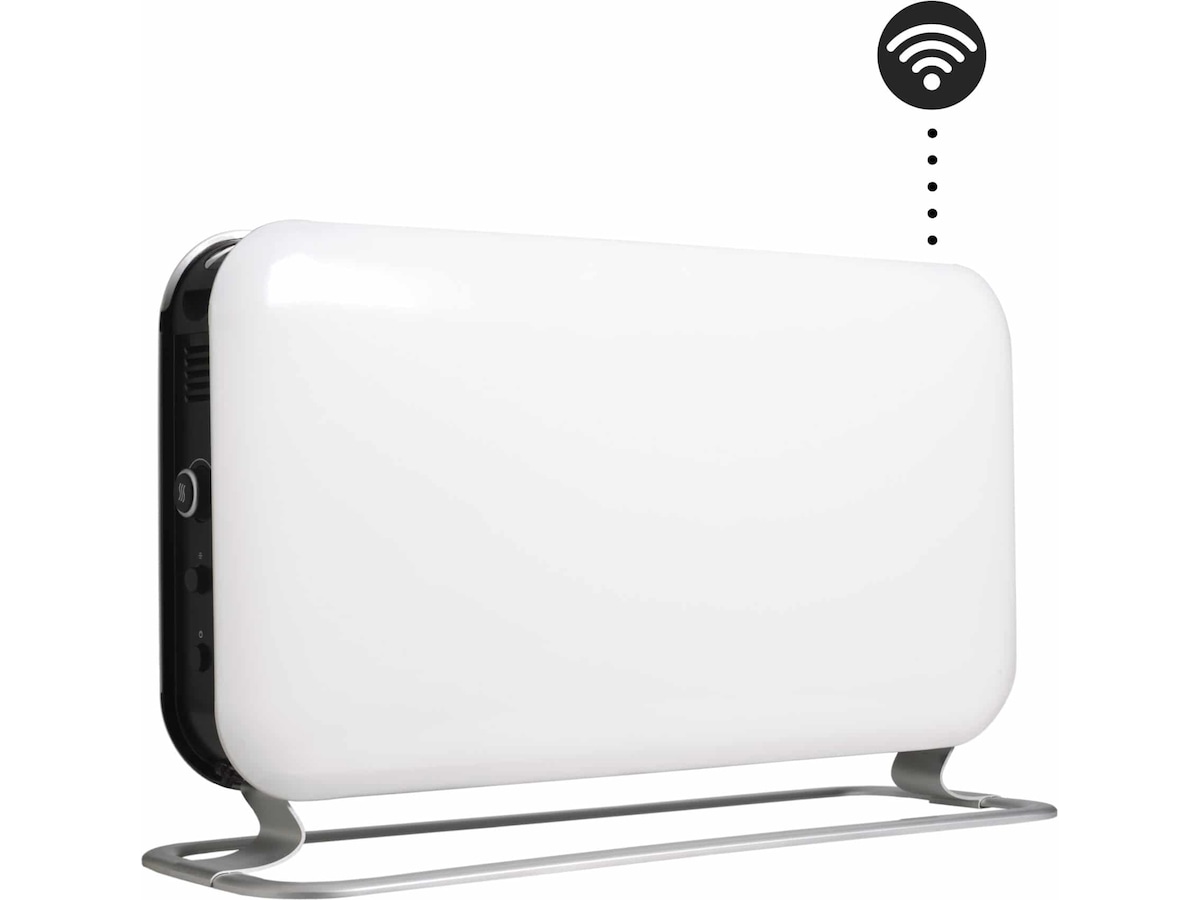Mill WiFi gulvovn 1200W (hvid) u/ PID Radiatorer