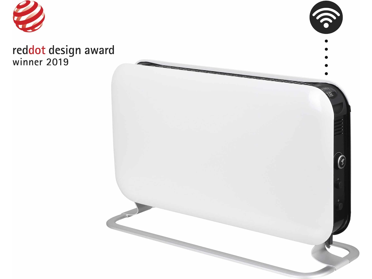 Mill WiFi gulvovn 1200W (hvid) u/ PID Radiatorer