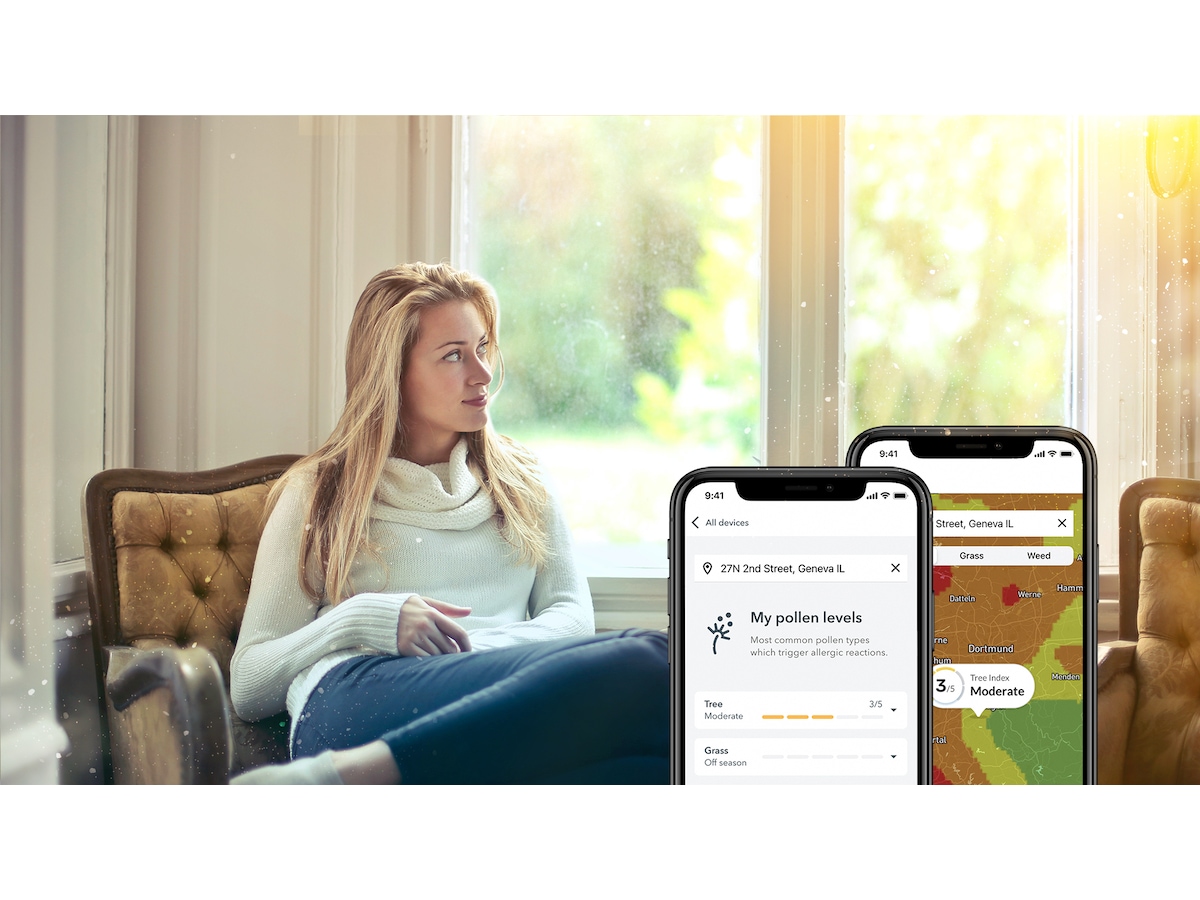Airthings View Plus overvågning af luftkvalitet (hvid) Luftkvalitetsmålere