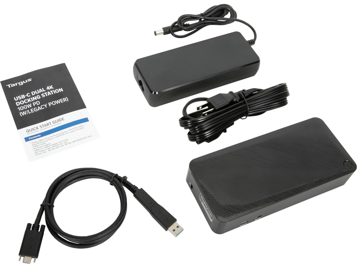 Targus Universal Dual 4K Docking Dockingstation og USB-hub