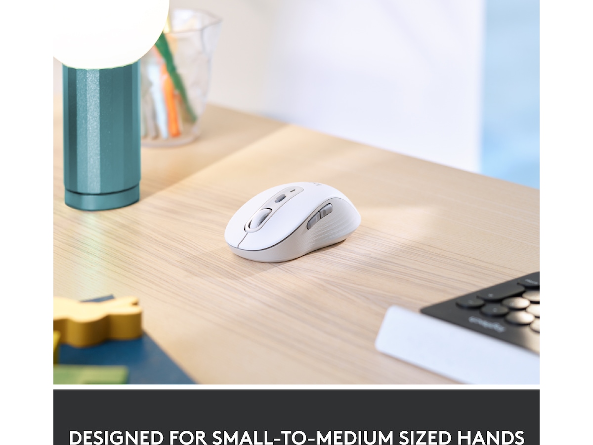 Logitech Signature M650 Medium  trådløs mus Offwhite Mus