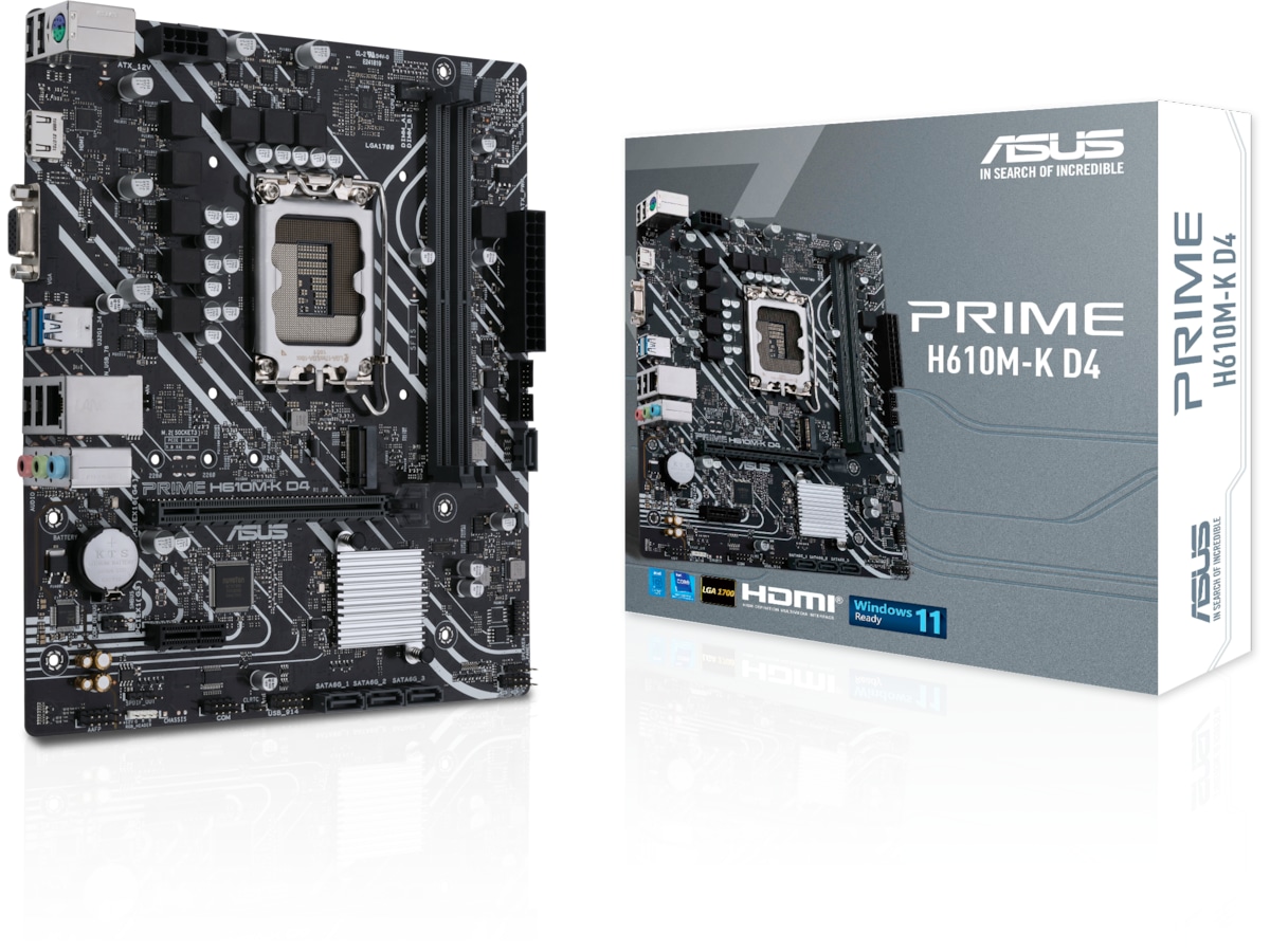 ASUS PRIME H610M-K D4 Bundkort Intel Socket