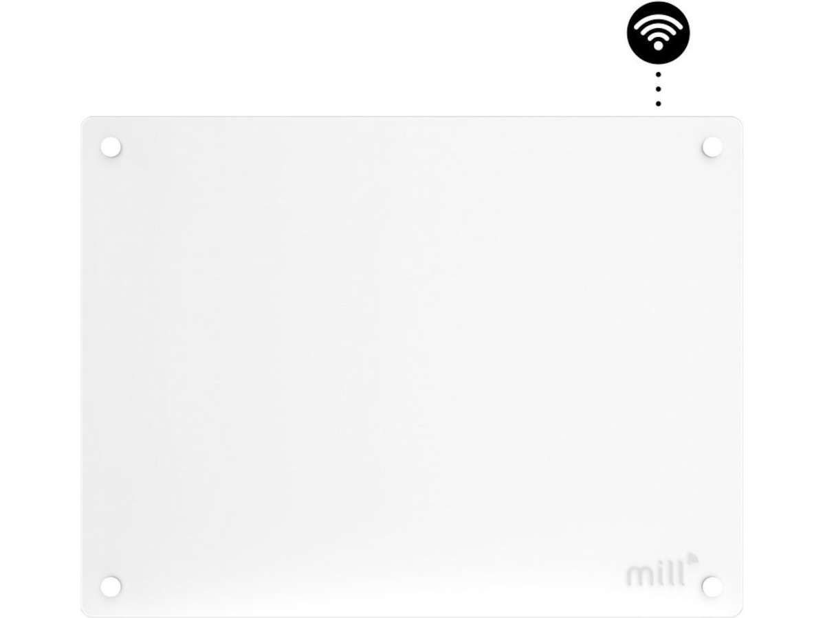 Mill Glas WiFi Gen 3 panelovn 400W  (hvid) Varmepaneler