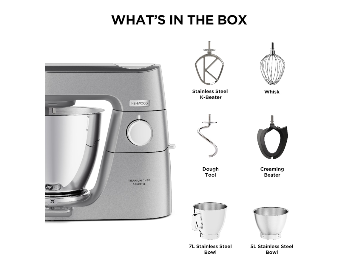 Kenwood Titanium Chef Baker XL køkkenmaskine Køkkenmaskiner