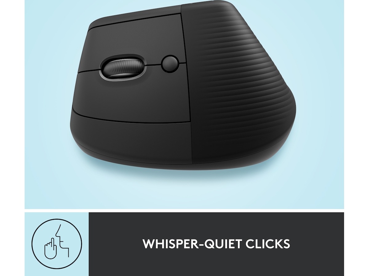 Logitech Lift Vertikal Venstre mus (graphite) Mus