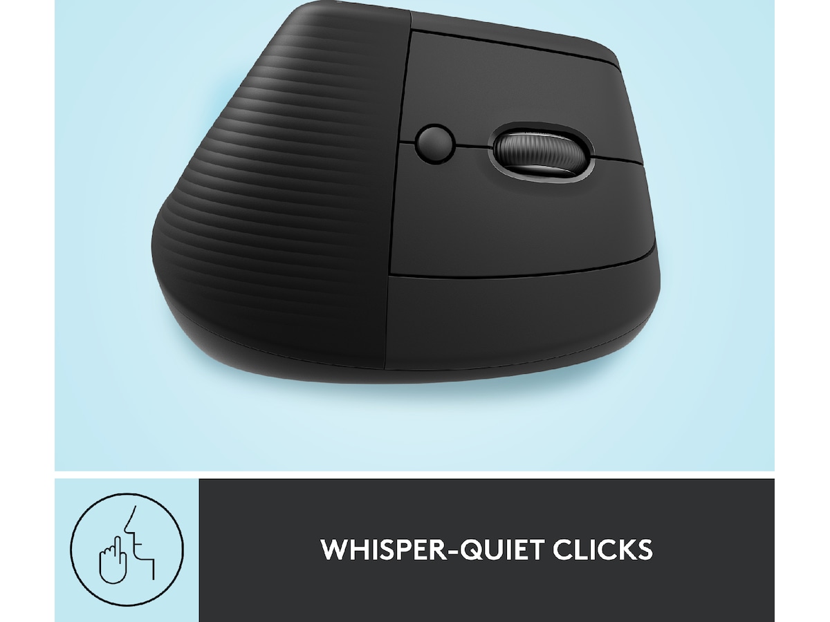 Logitech Lift Vertikal mus (graphite) Mus