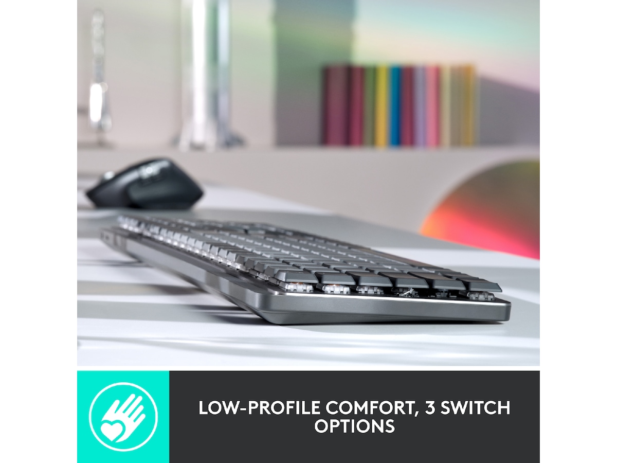 Logitech MX Mechanical Wireless Tactile (graphite) Keyboards