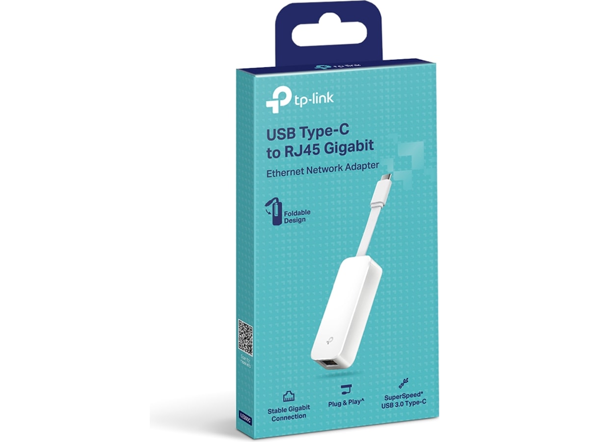 TP-Link UE300C USB-C til Ethernet adapter (hvid) Netkort