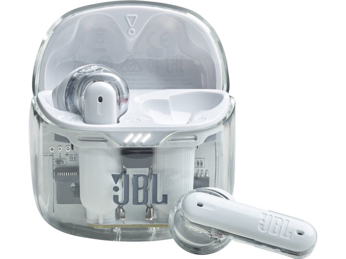 JBL Tune Flex Ghost Trådløse Høretelefoner, Earbuds (hvid) In-ear høretelefoner