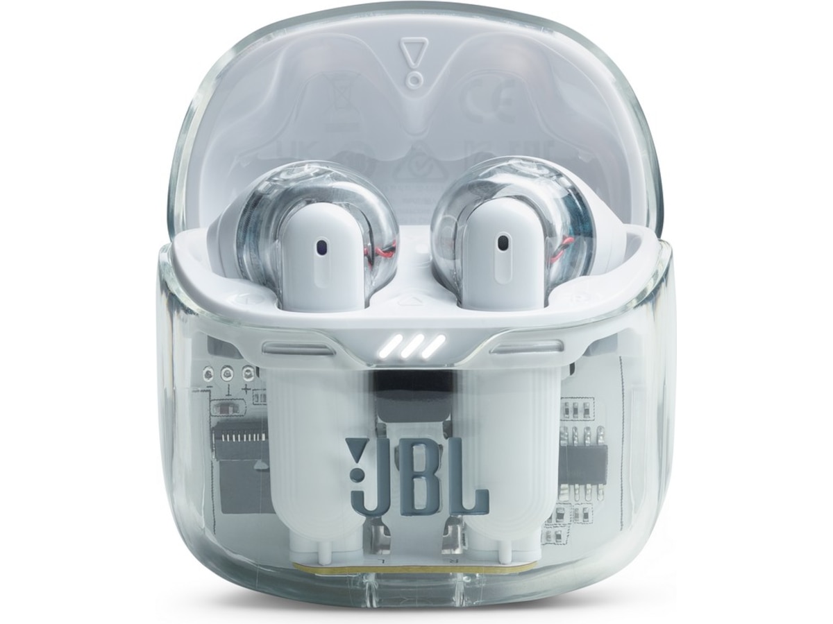 JBL Tune Flex Ghost Trådløse Høretelefoner, Earbuds (hvid) In-ear høretelefoner