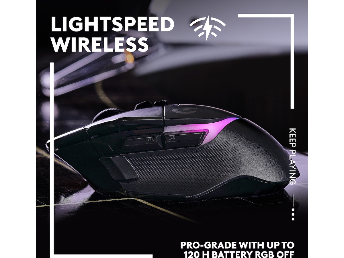 Logitech G502 X Plus Gaming Mus (sort) Gamingmus