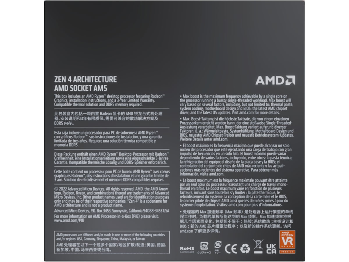 AMD Ryzen 7 7700X CPU Processorer