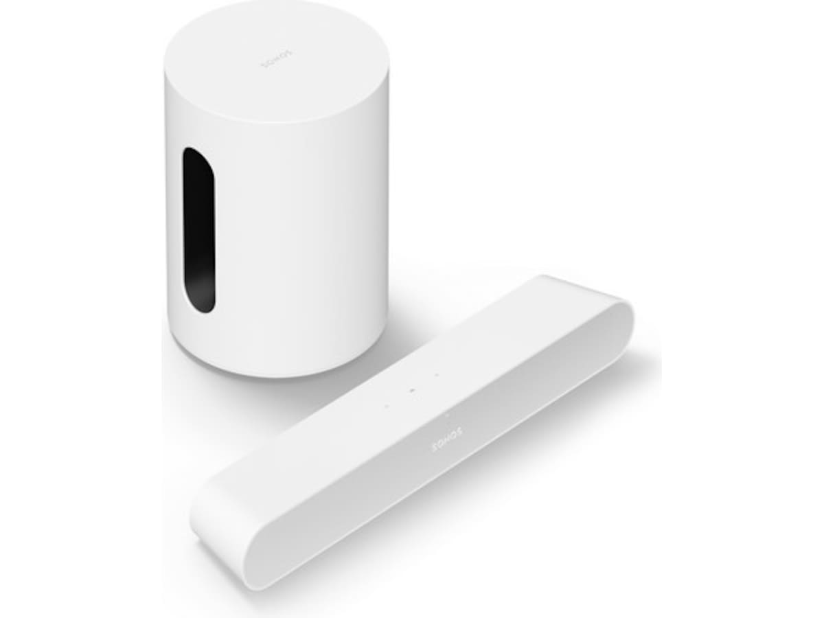 Sonos Ray soundbar (hvid) + Sub Mini Soundbars