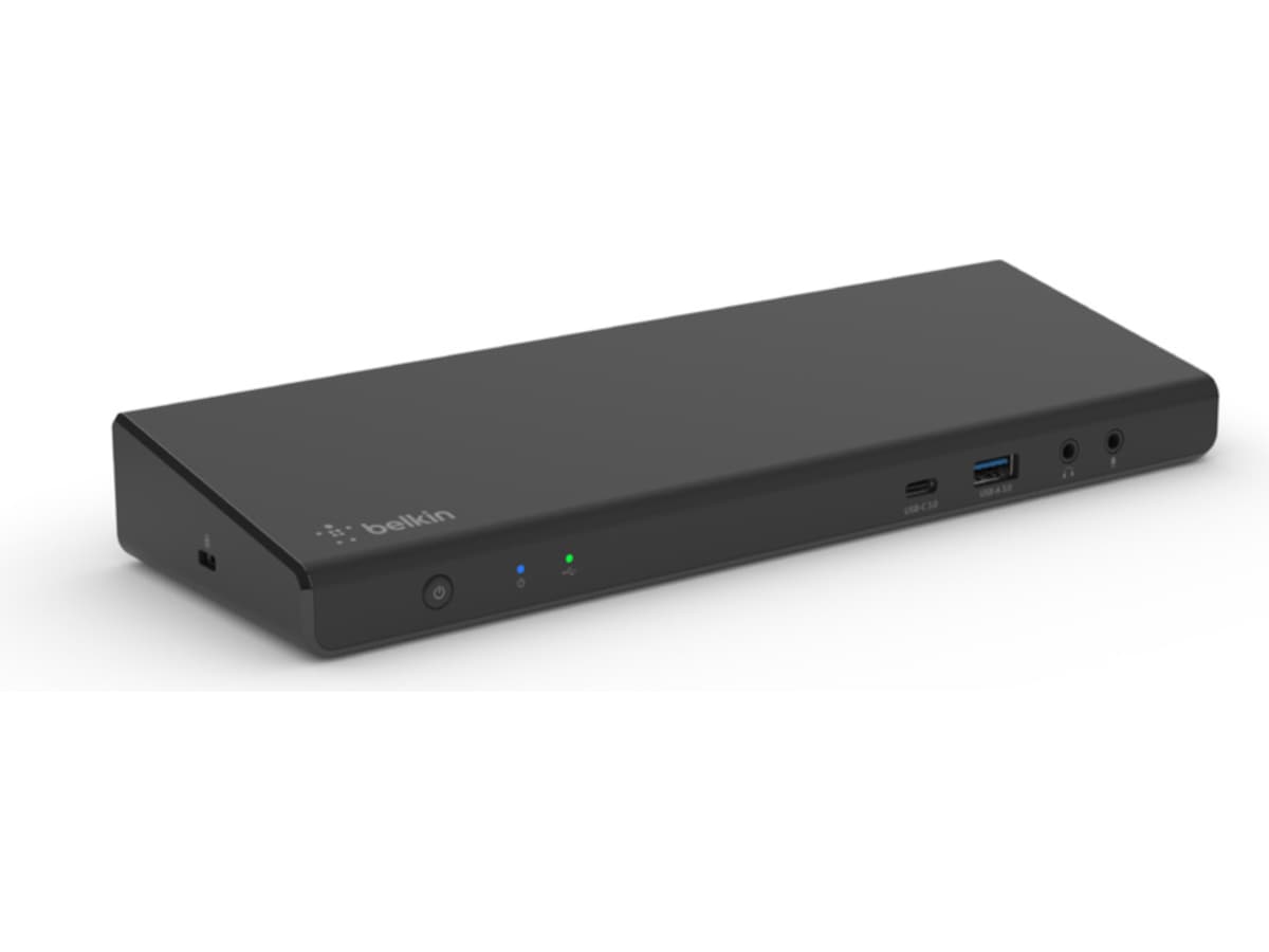 Belkin Connect USB-C Triple Display Docking (sort) Dockingstation og USB-hub