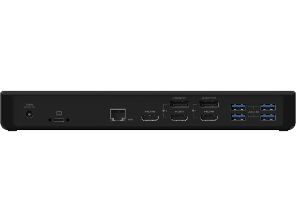 Belkin Connect USB-C Triple Display Docking (sort) Dockingstation og USB-hub