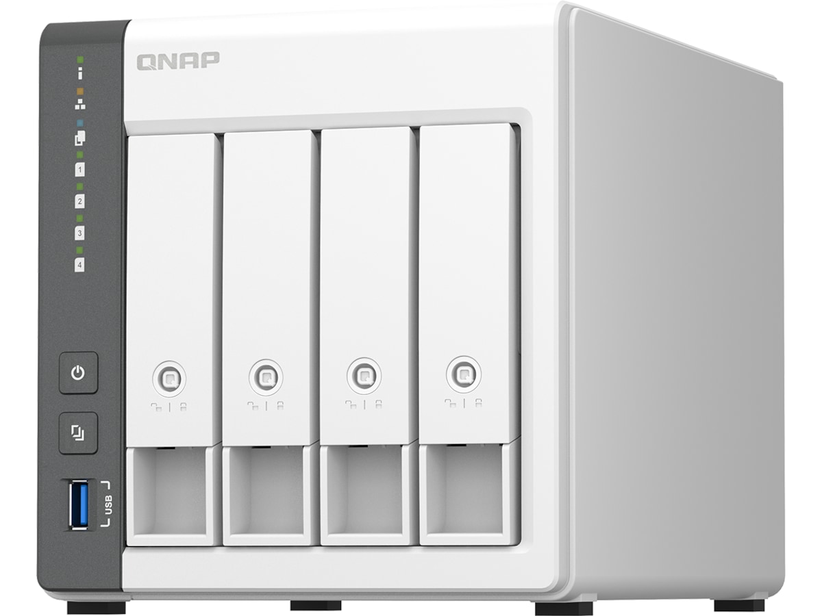 QNAP ARM quad-core TS-433-4G Netværkslagring (NAS)